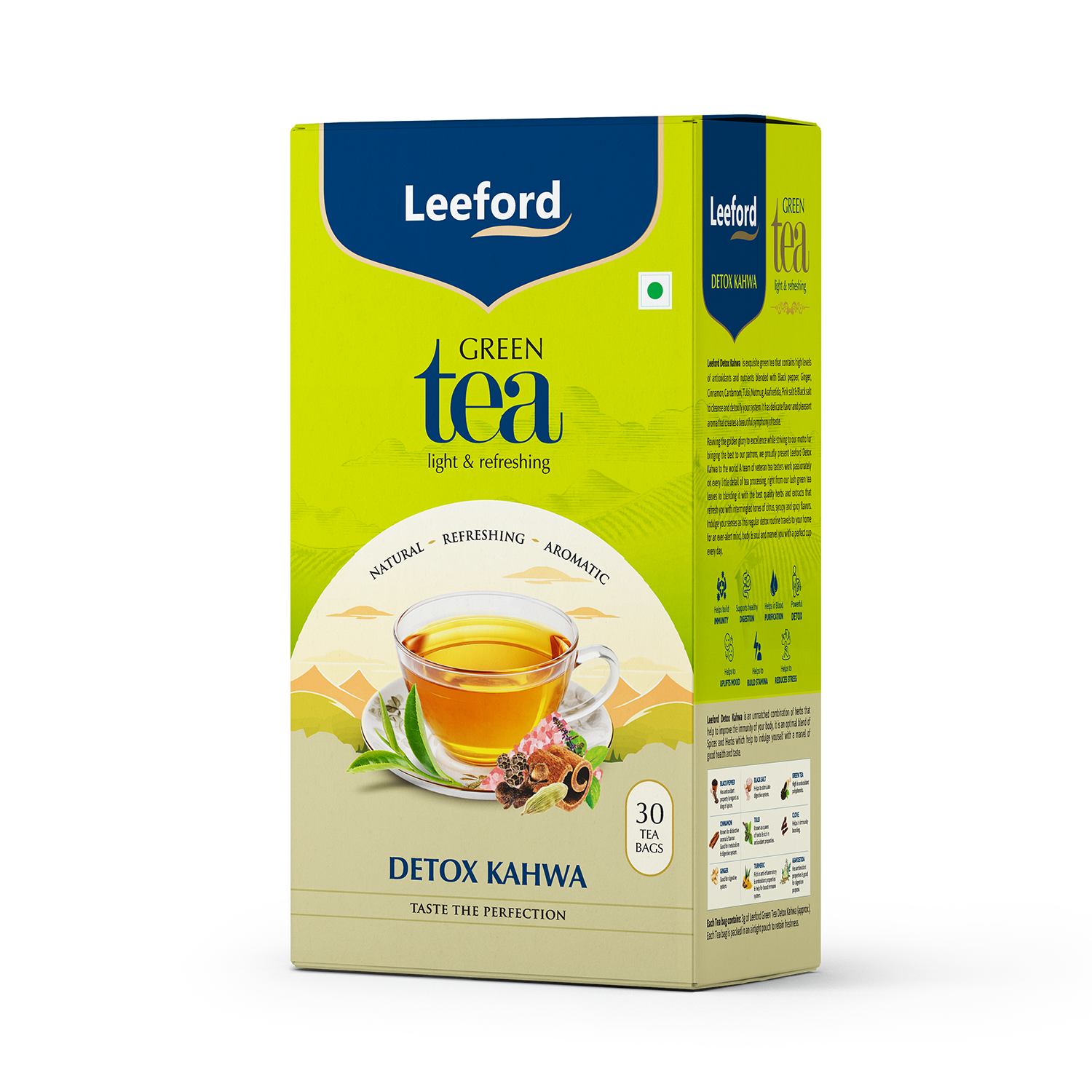 Leeford Green Tea Detox Kahwa