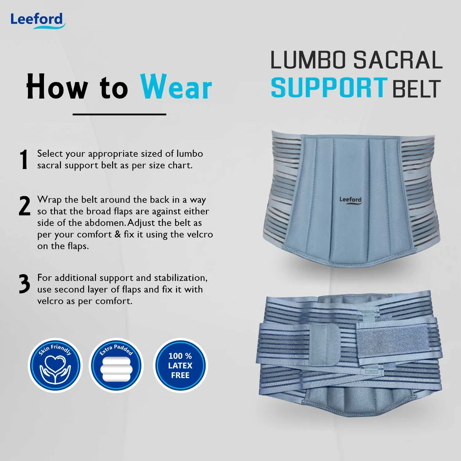 Leeford Lumbo Sacral Belt How To Wear