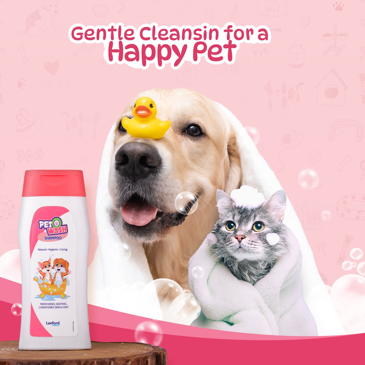 Pet O Wash Dog and Cat Shampoo