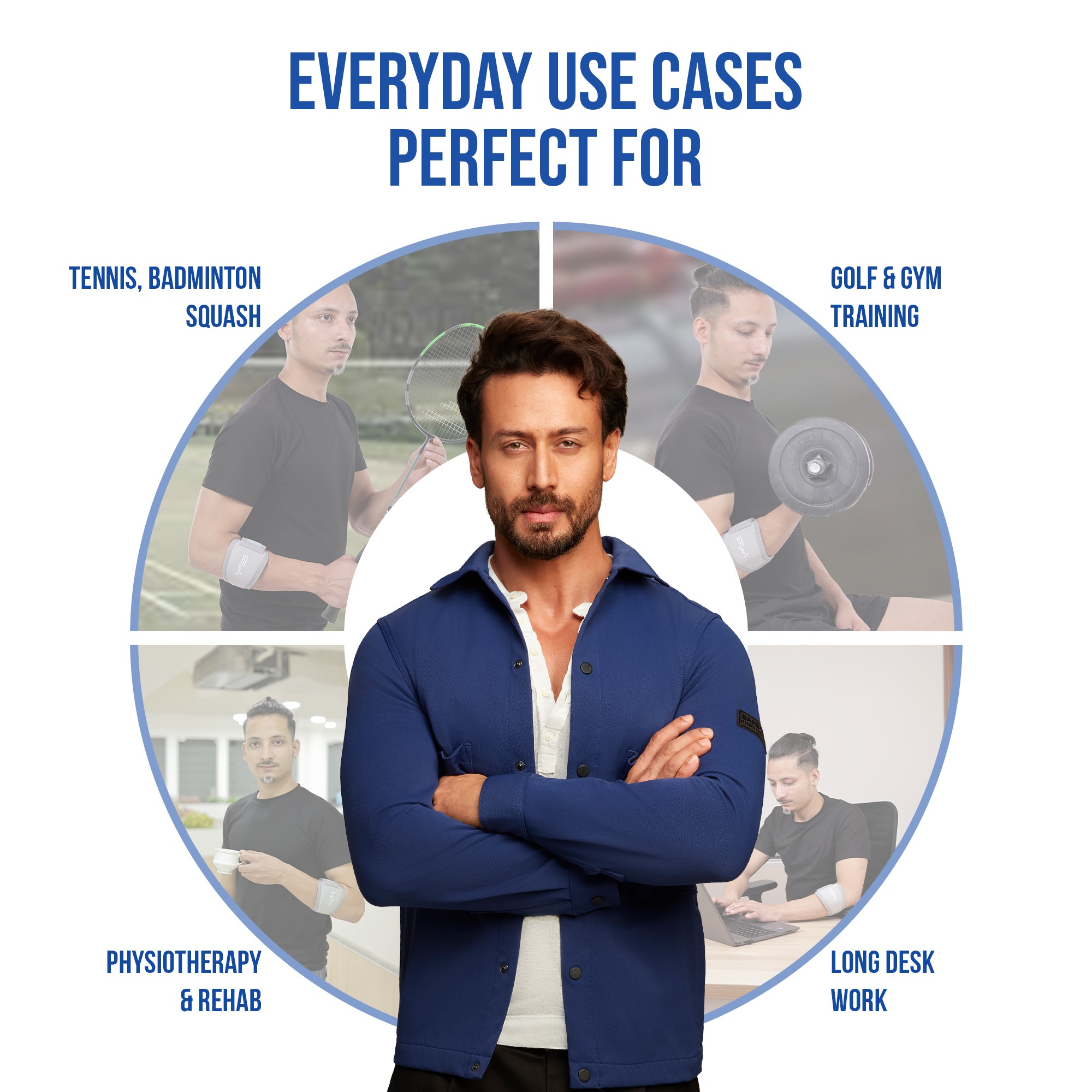 tennis elbow brace use for tennis badminton squash long desktop work