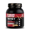 Megagrow Isolate Whey Protein Powder Cookies and Cream Flavor 1 Kg