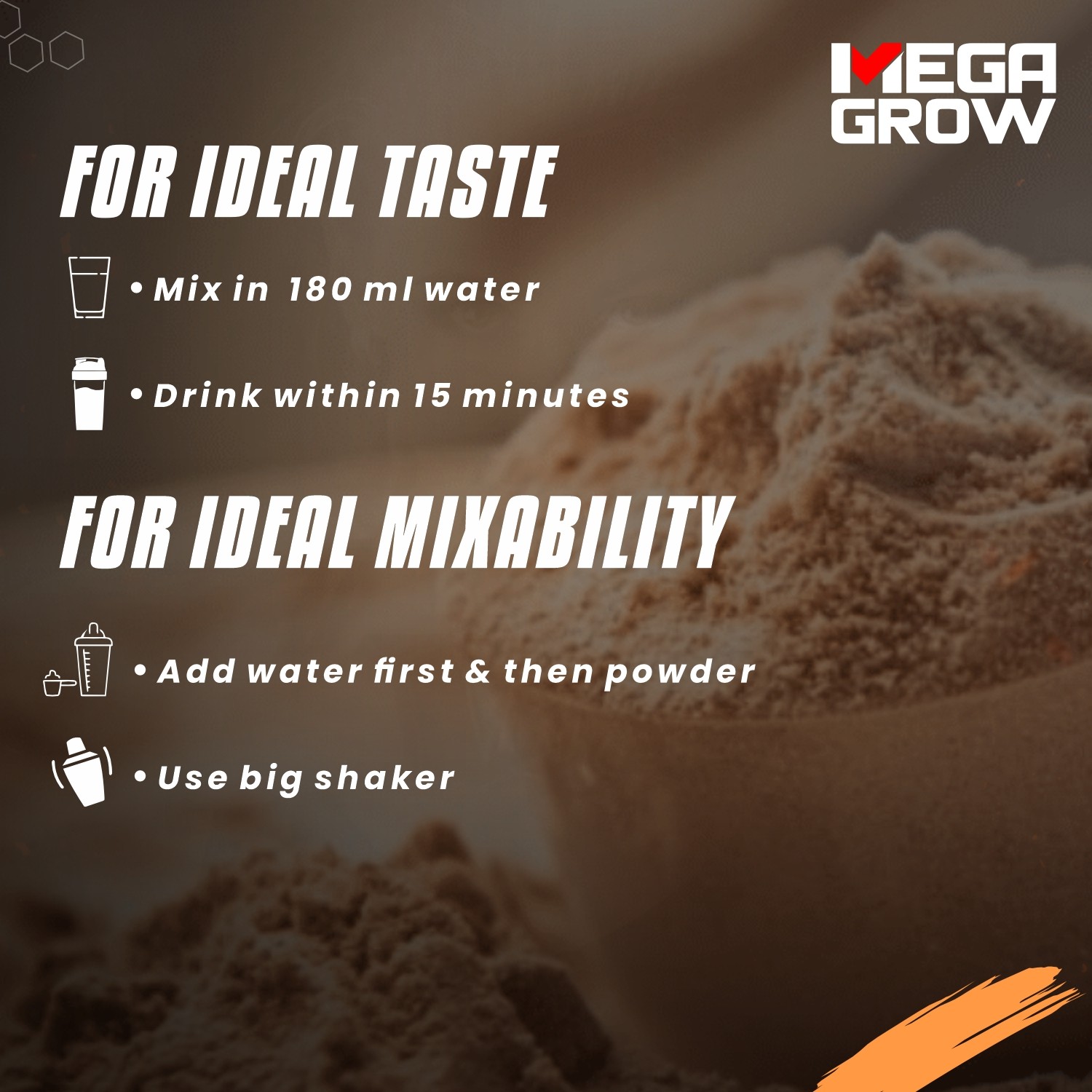Megagrow Isolate Whey Protein Powder Chocolate Flavor How To Use