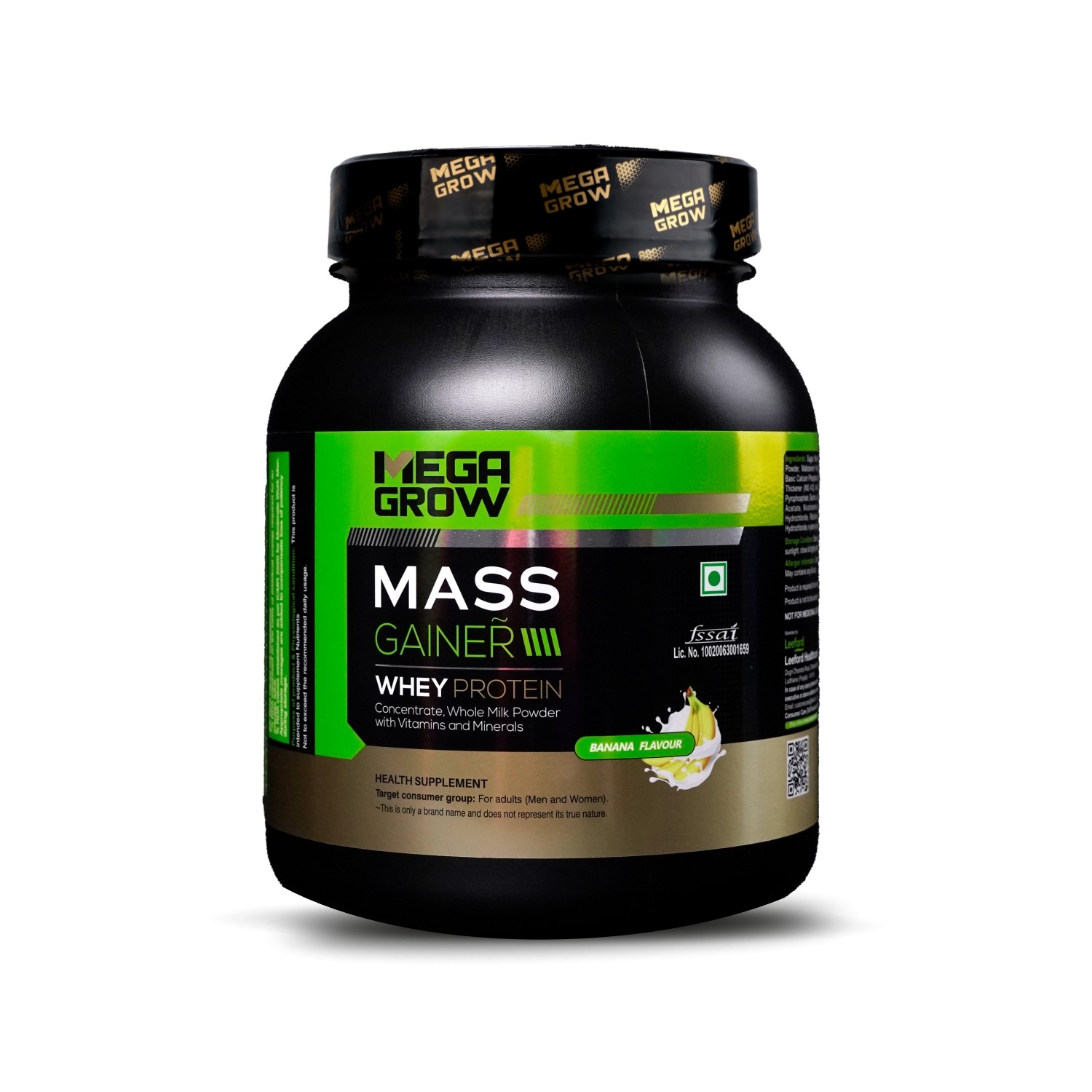 Megagrow Mass Gainer Banana Flavour