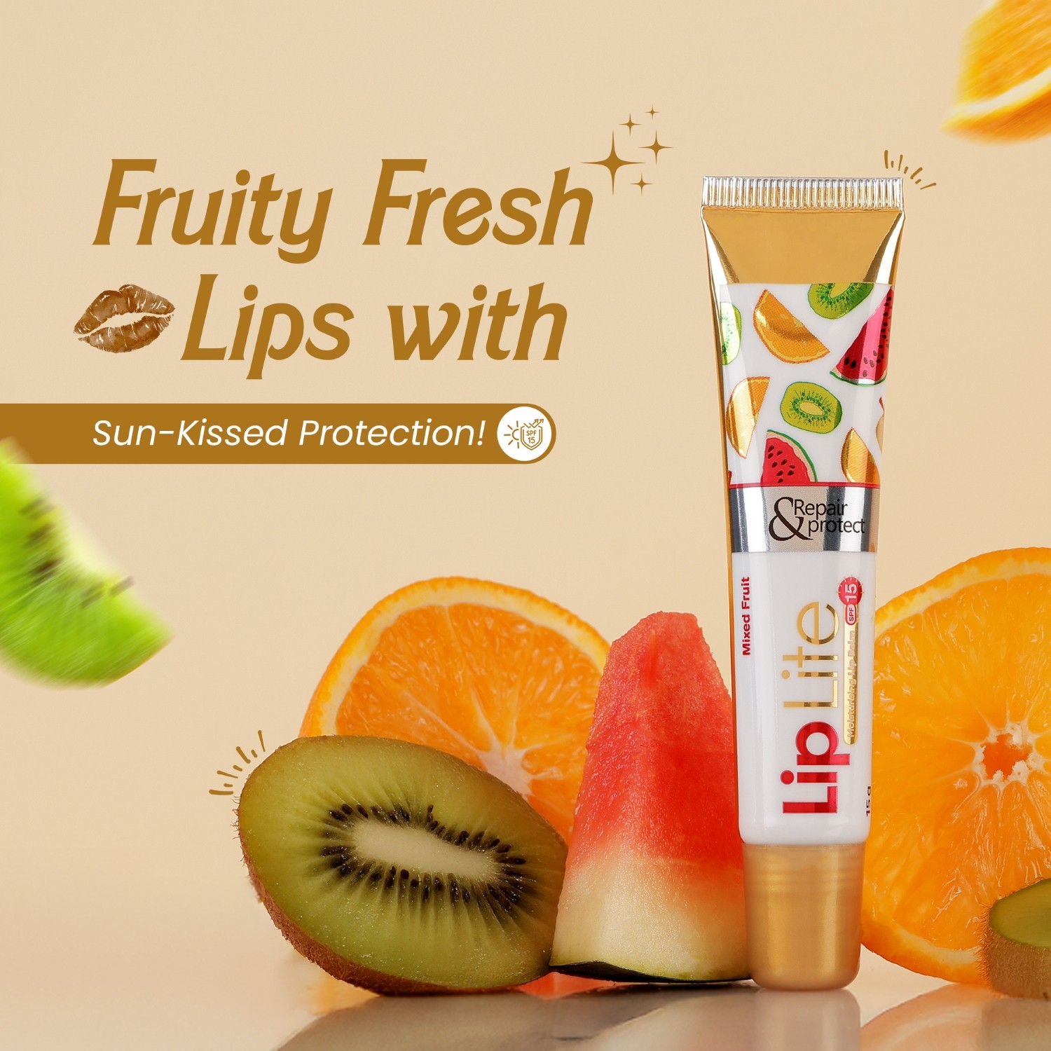 Leeford Lip Lite Lip Balm Fruity Fresh