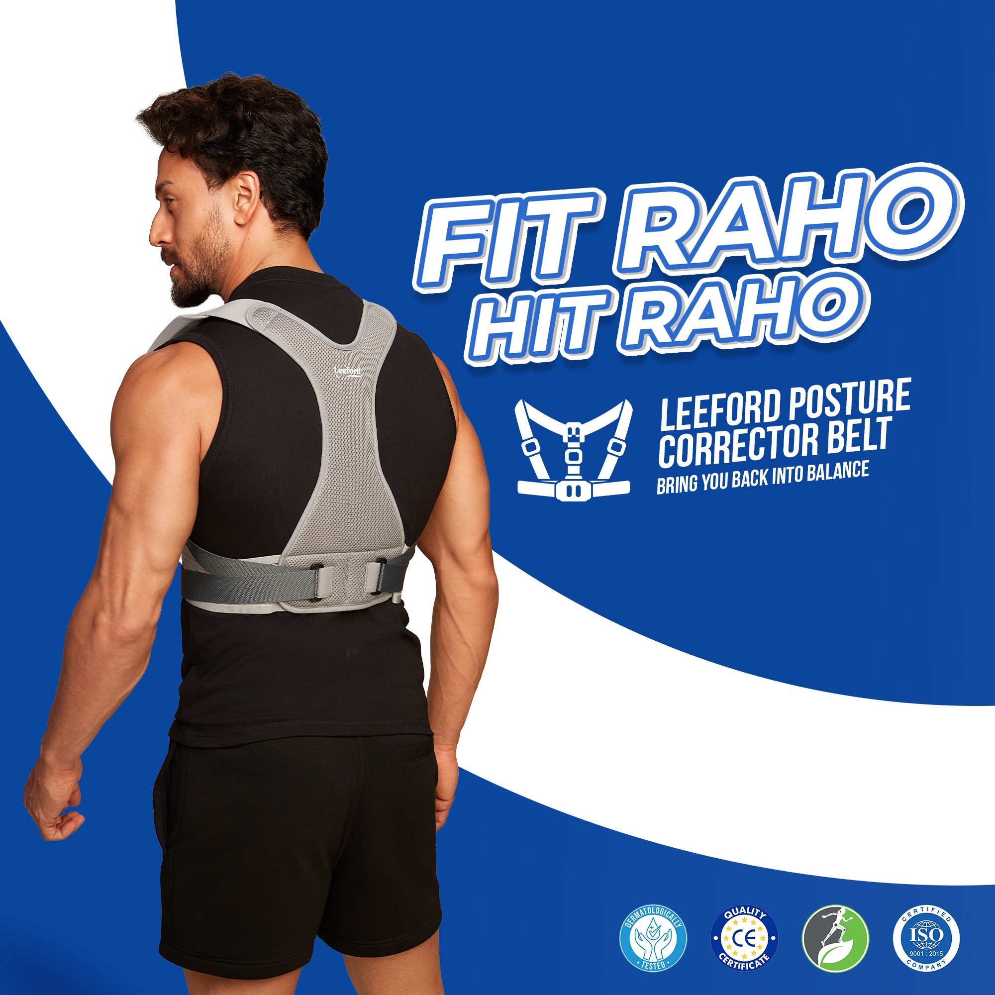 stay fit n hit with posture corrector belt