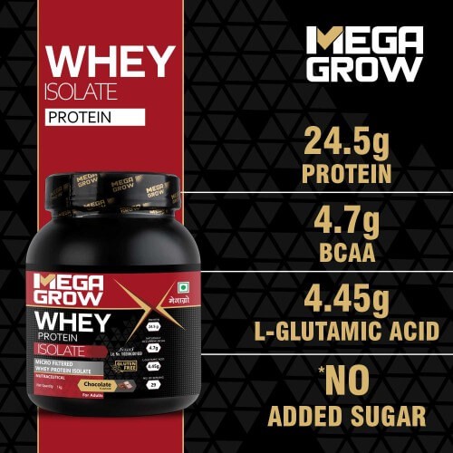 Megagrow BCAA Advance Supplement Powder Green Apple Flavored