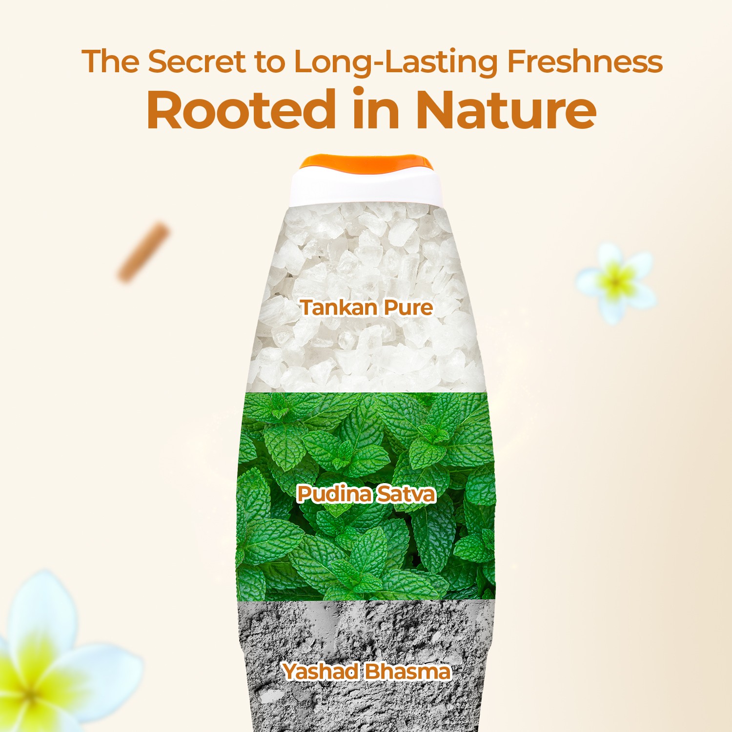 Dermi Fresh prickly heat powder sandal herbal ingredients