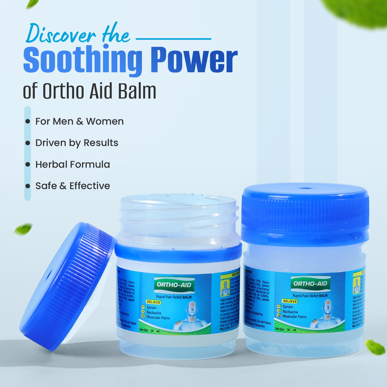 Leeford Ortho Aid Pain Relief Balm all main benefits
