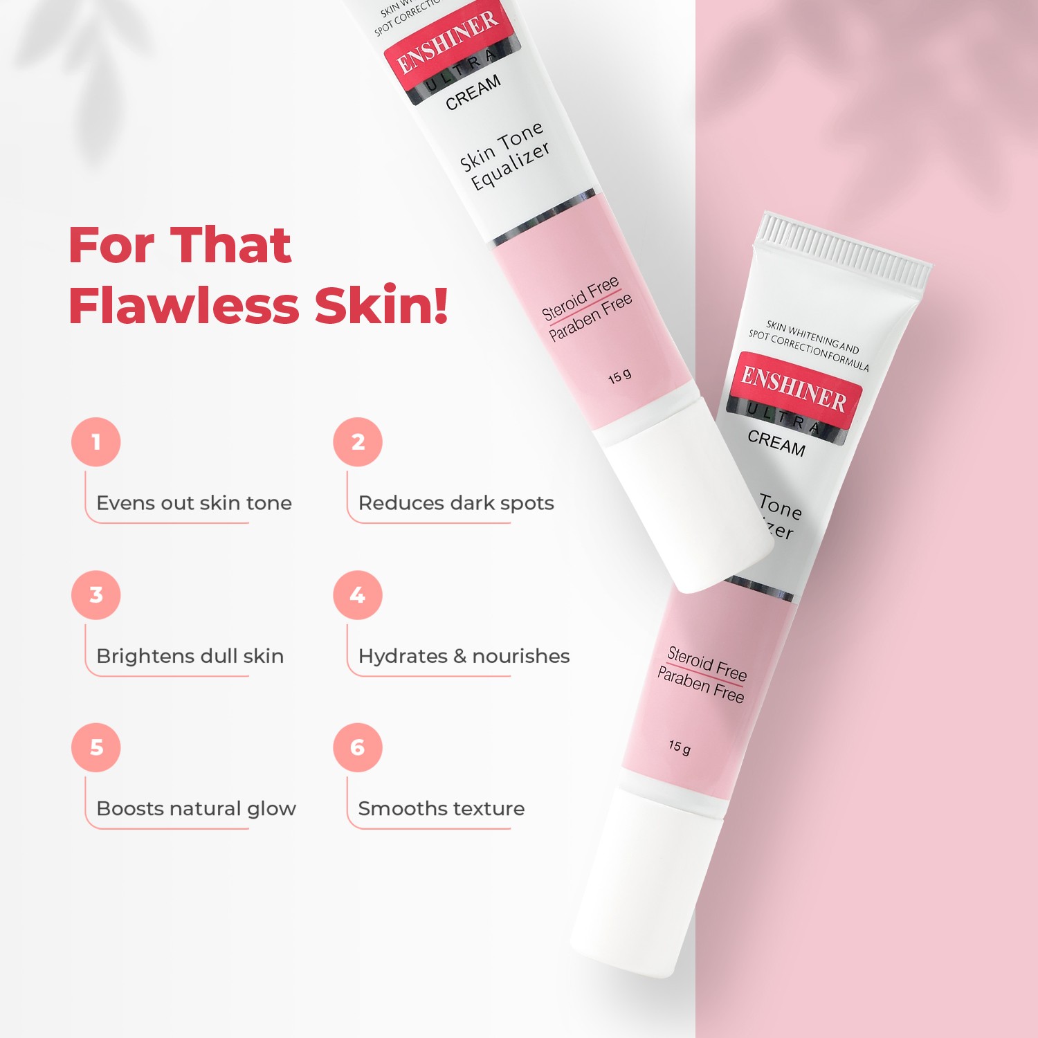 Enshiner Ultra Cream key benefits