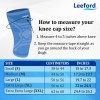 Leeford Soft Designer Knee Cap Size Chart