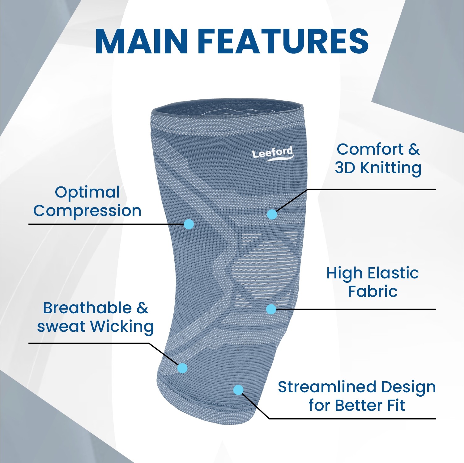 Leeford Soft Designer Knee Cap Main Features