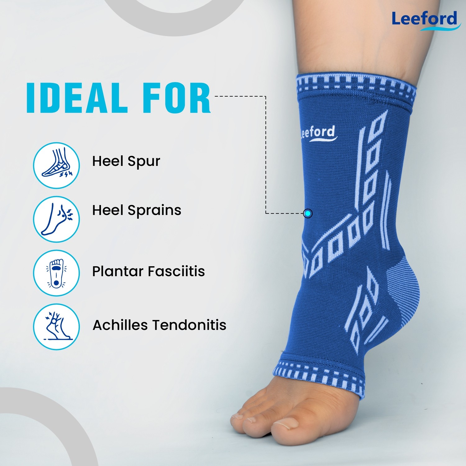 Leeford Ankle Support Designer for Pain Relief For Men and Women Ideal For