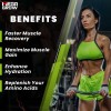 Megagrow BCAA Advance Supplement Powder Green Apple Flavor Benefits