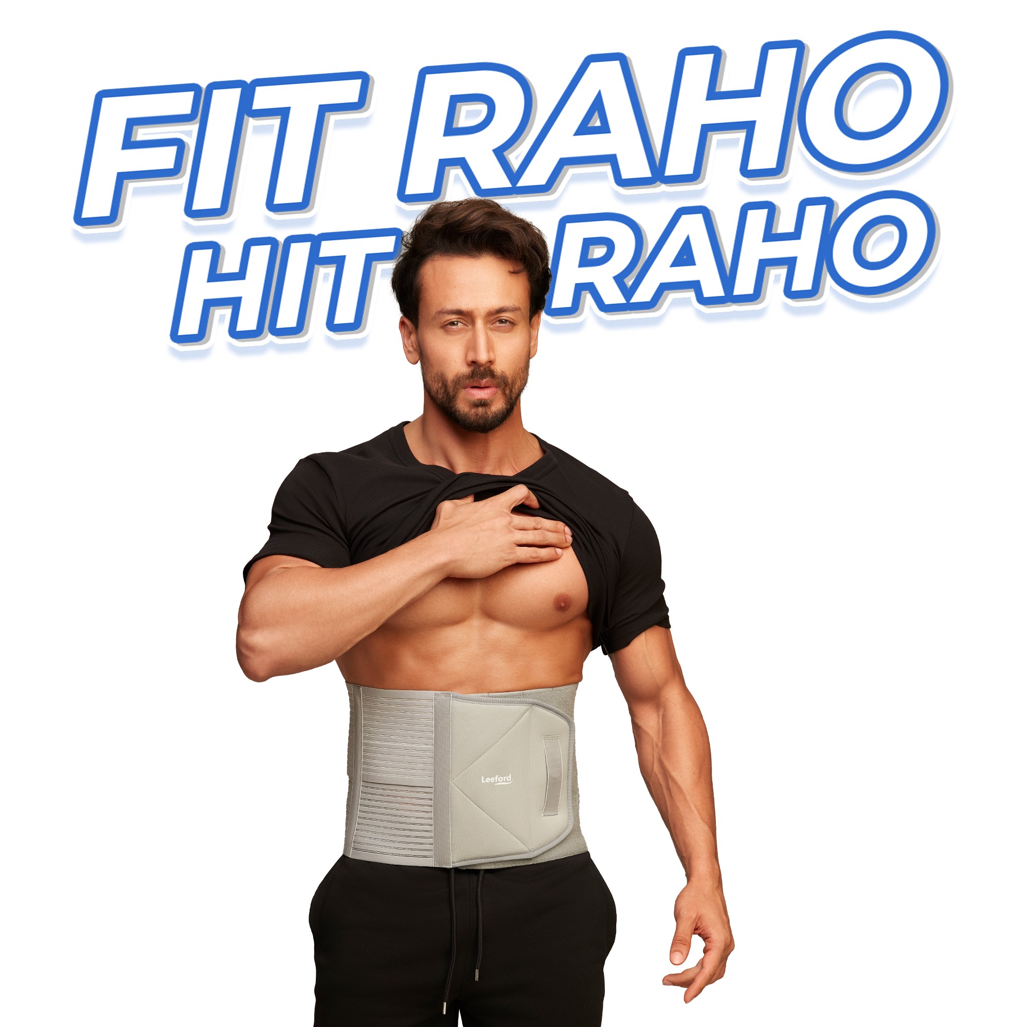 fit raho with Leeford abdominal belt