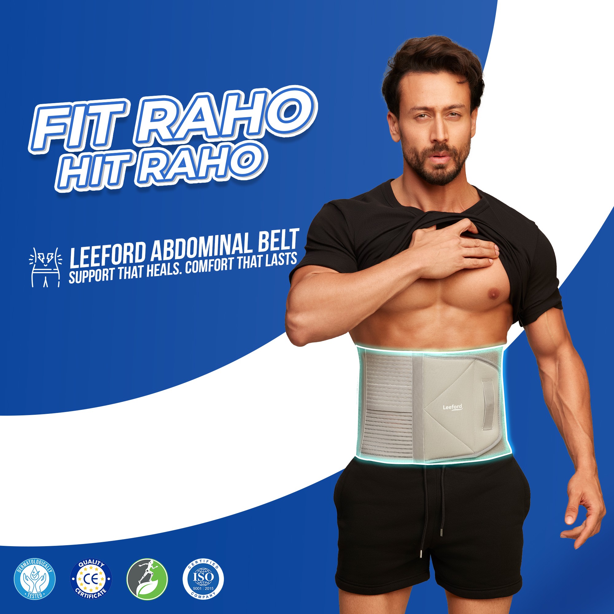Leeford abdominal belt is a support that heals n a comfort that lasts