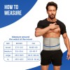 Leeford abdominal belt size measurement chart guide