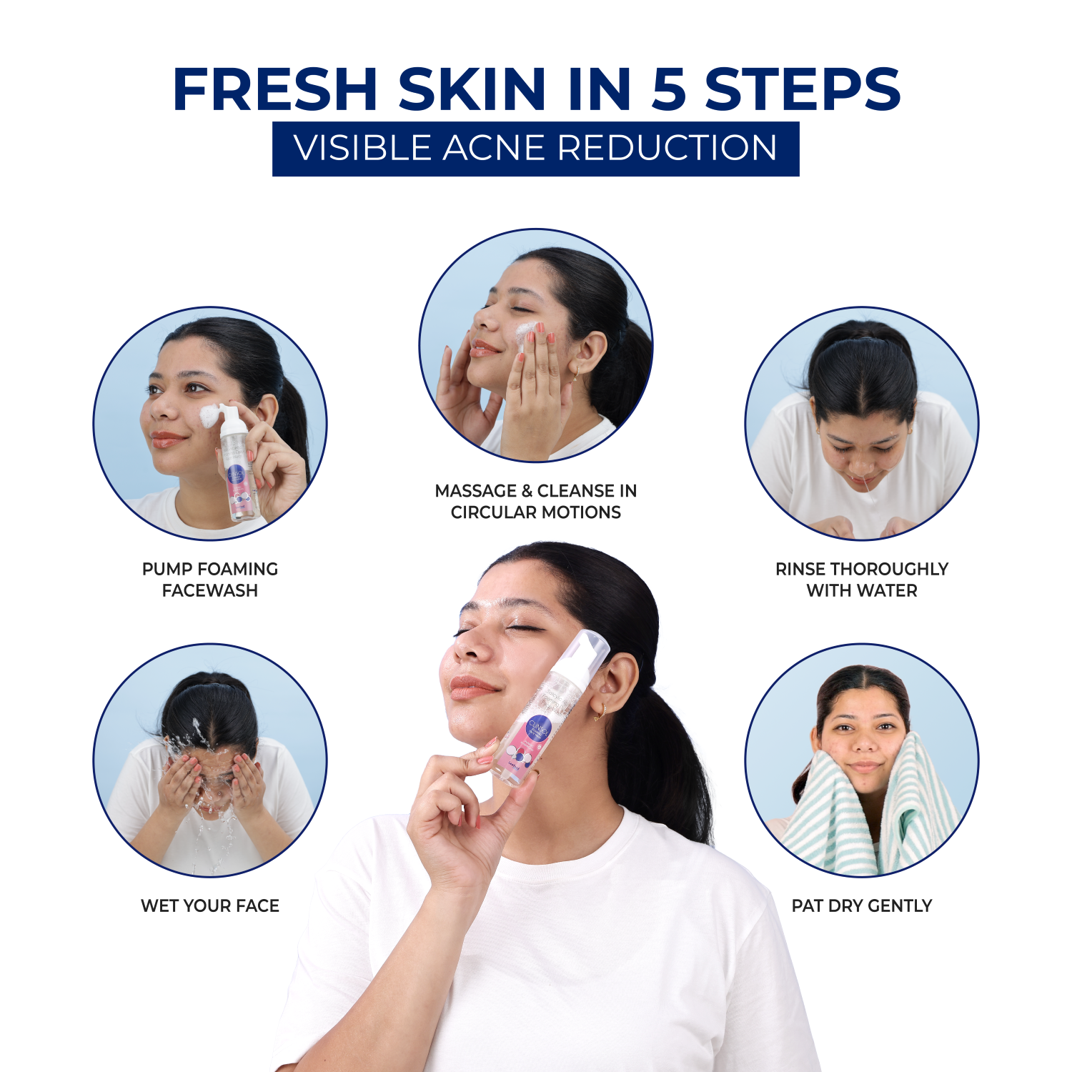 Clinsol Foaming Facewash five main skin benefits