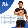 lumbo sacral belt size measurement chart guide