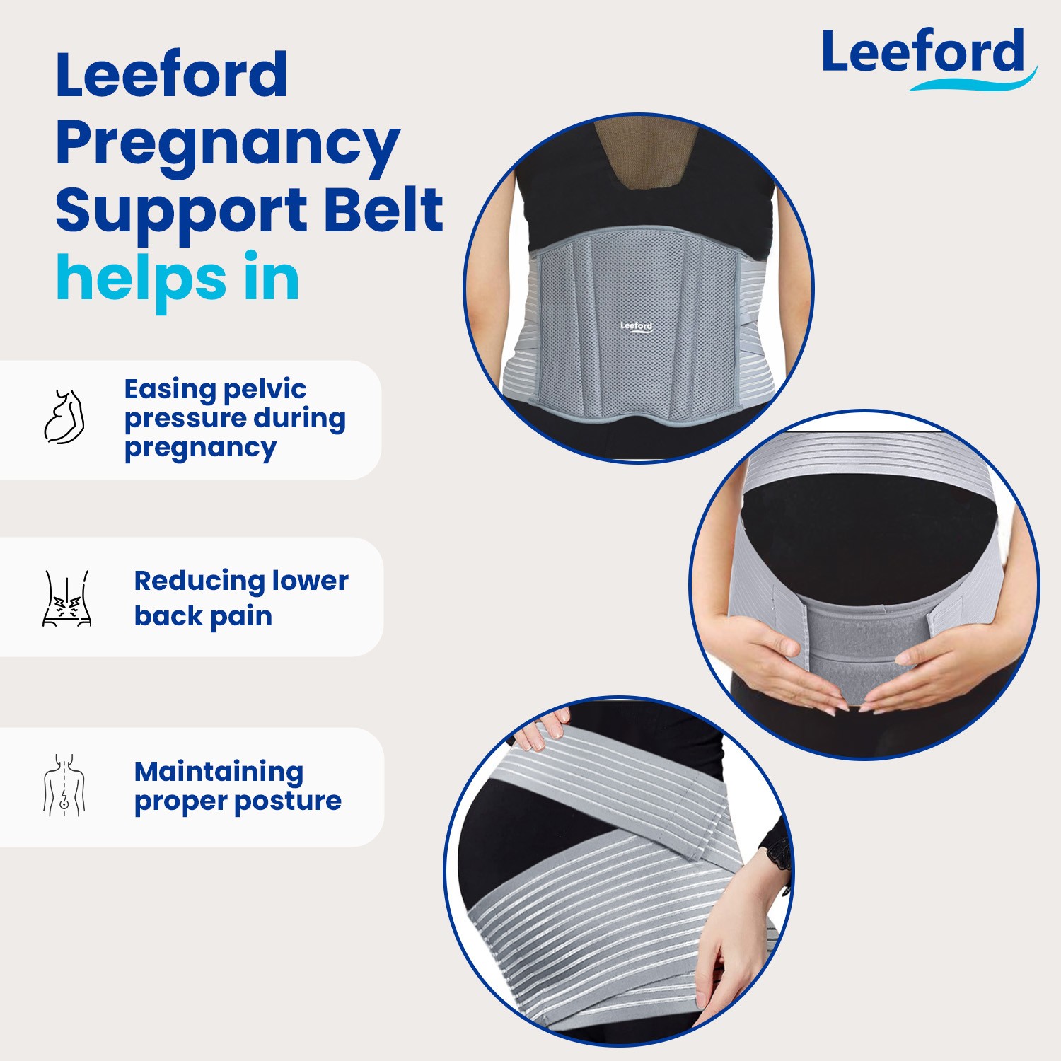 Leeford Maternity Belt key benefits