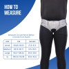 hernia belt step by step size measurement chart guide