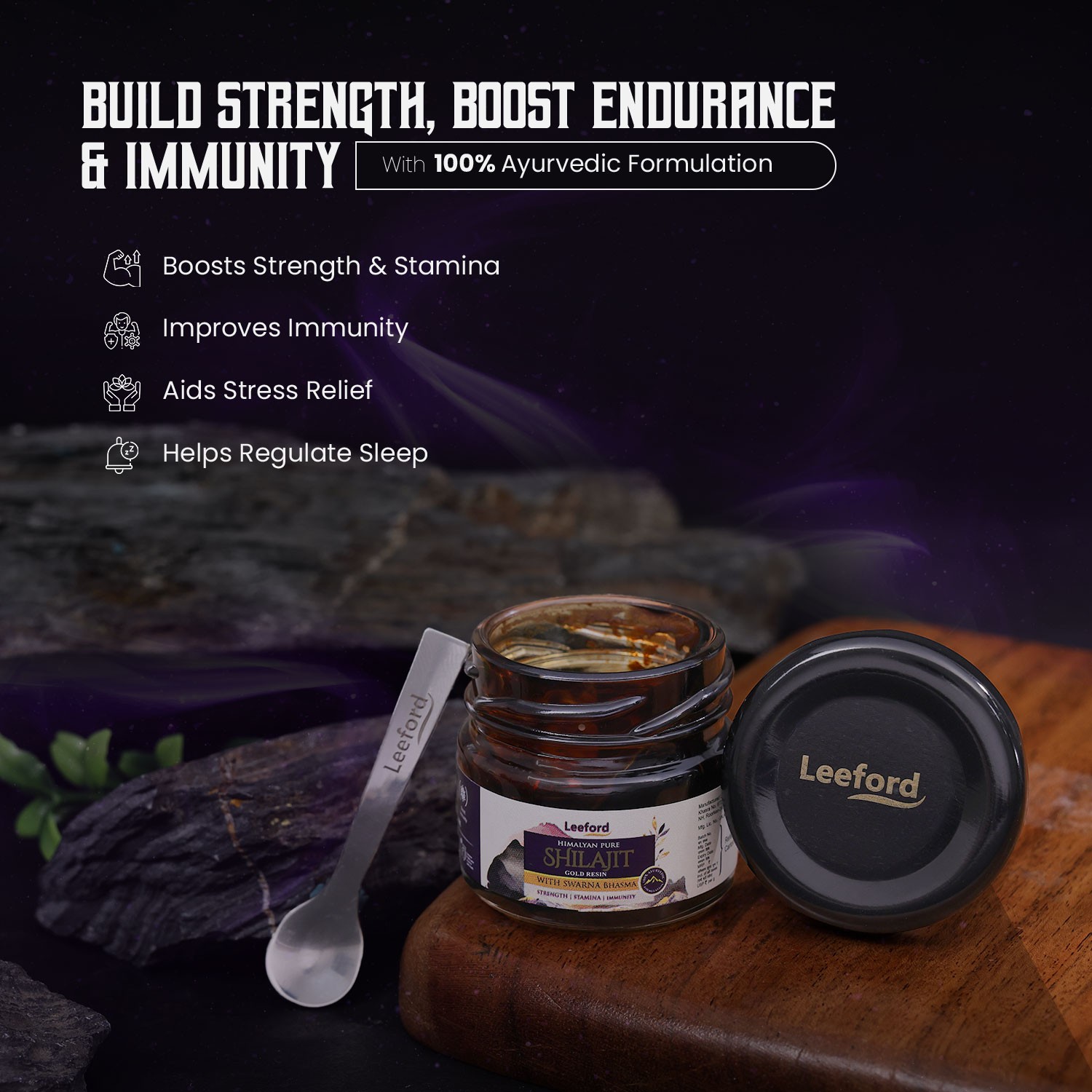 Leeford Himalayan Shilajit Gold benefits