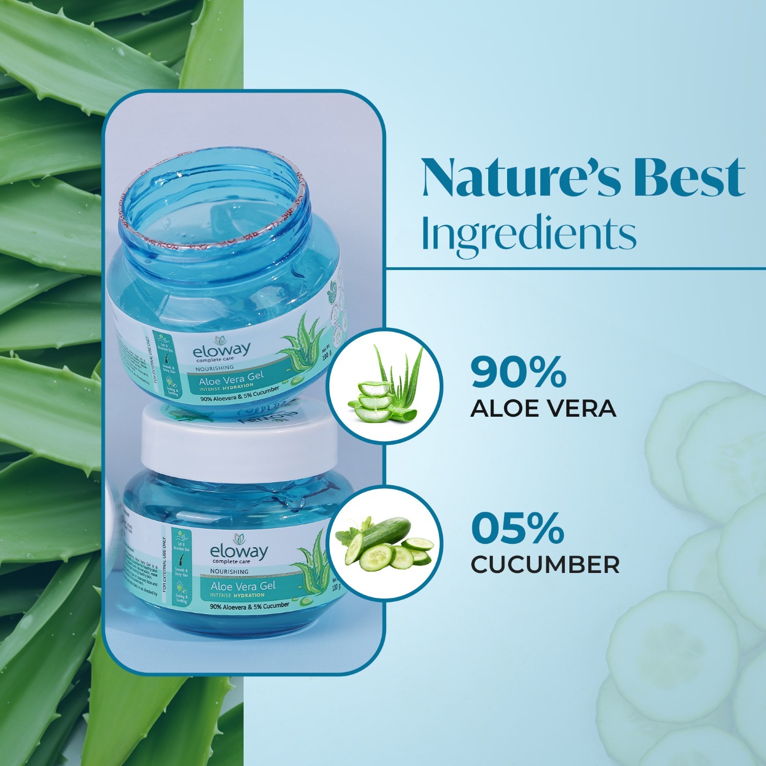 eloway transparent aloe vera gel ingredients