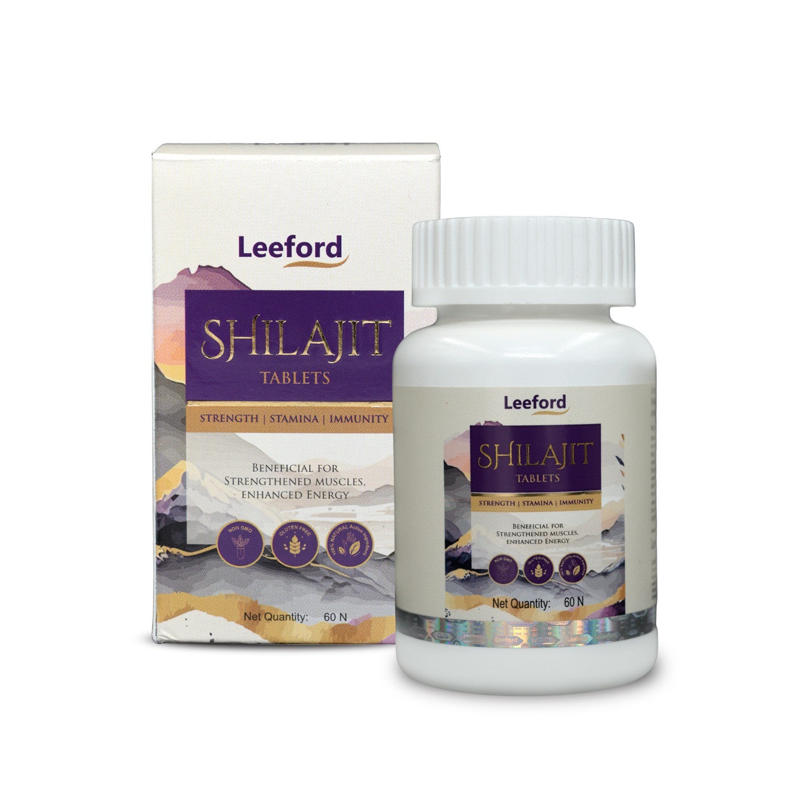 Leeford Shilajit Tablets - 60 tablets