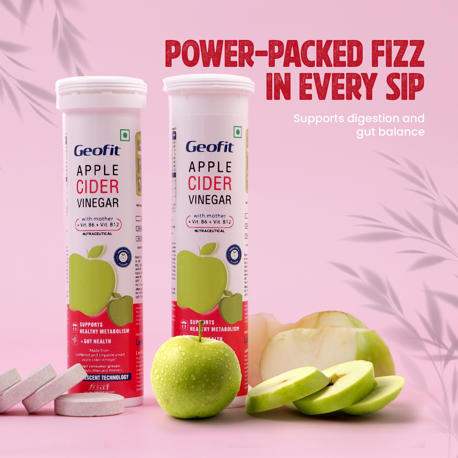 Geofit Apple Cider Vinegar Effervescent support digestion