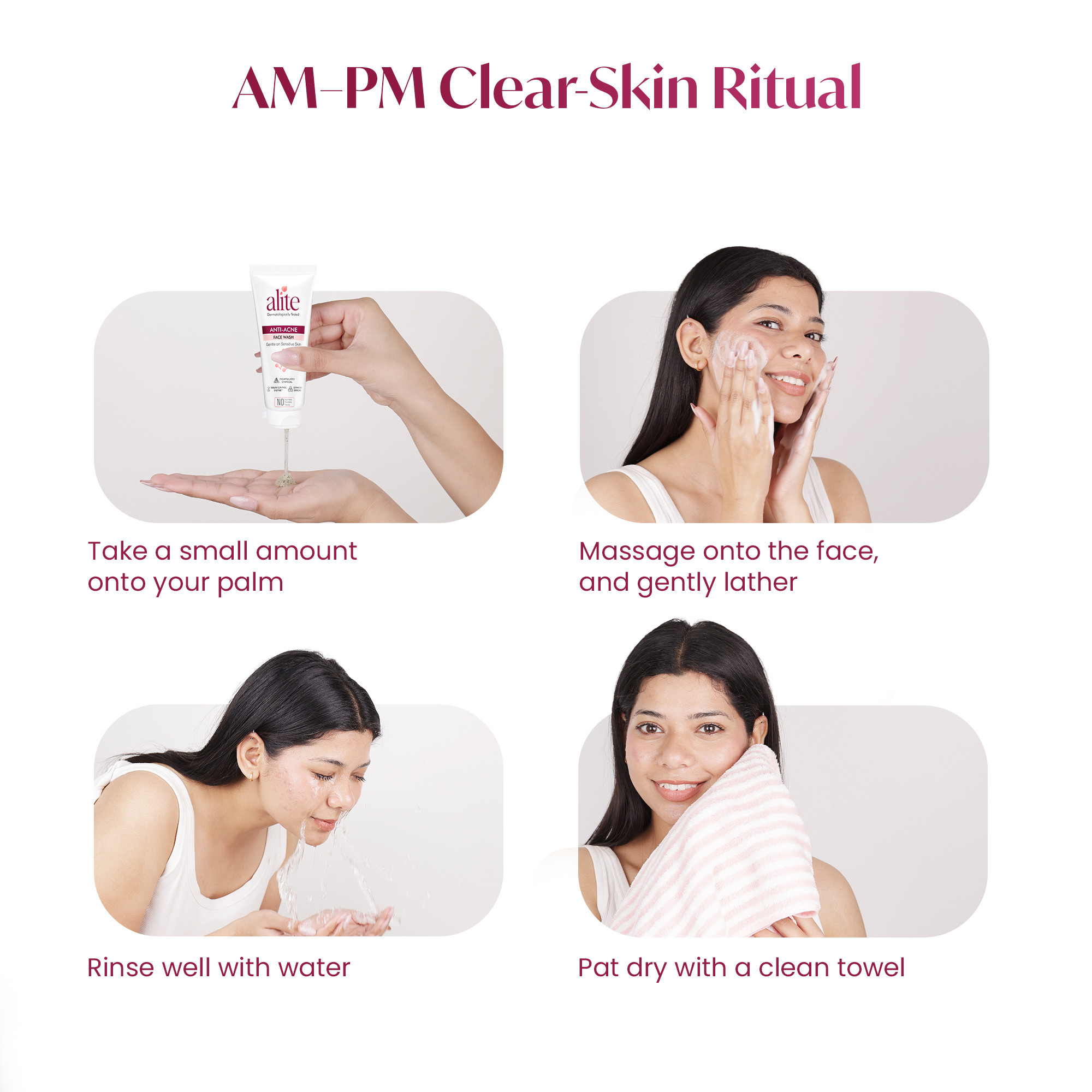 Acnetoin Anti-Acne Facewash 70g - Charcoal Wash for Pimple Relief Skin