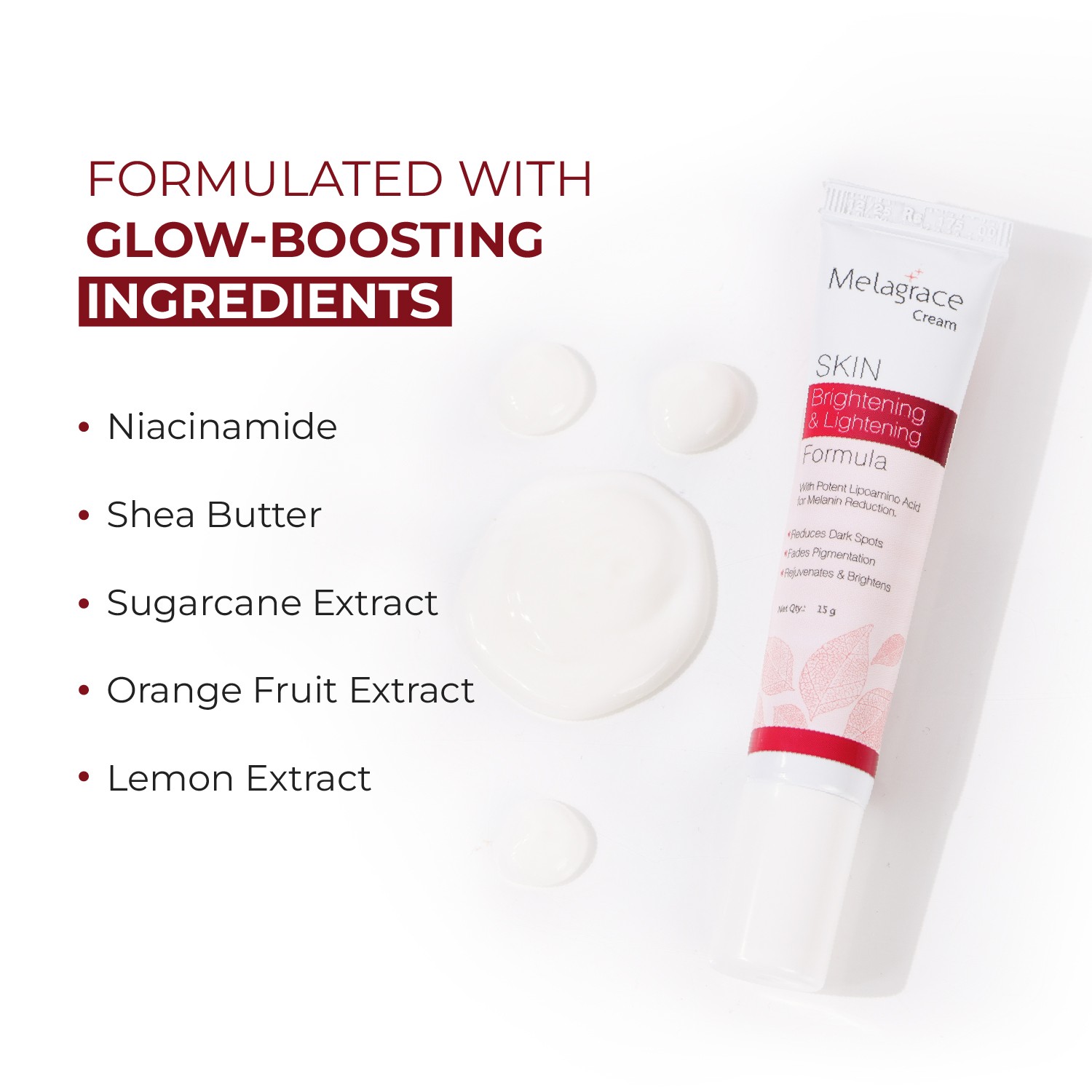 Melagrace Brightening Cream key ingredients