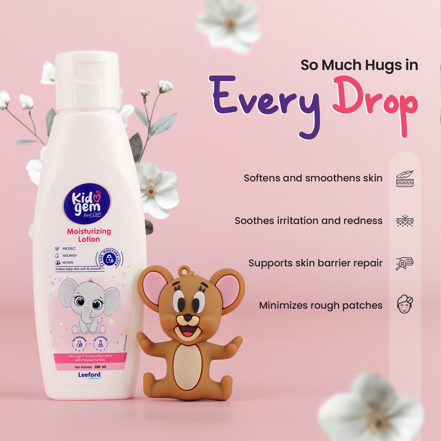 Kidogem Moisturizing Baby Lotion all benefits