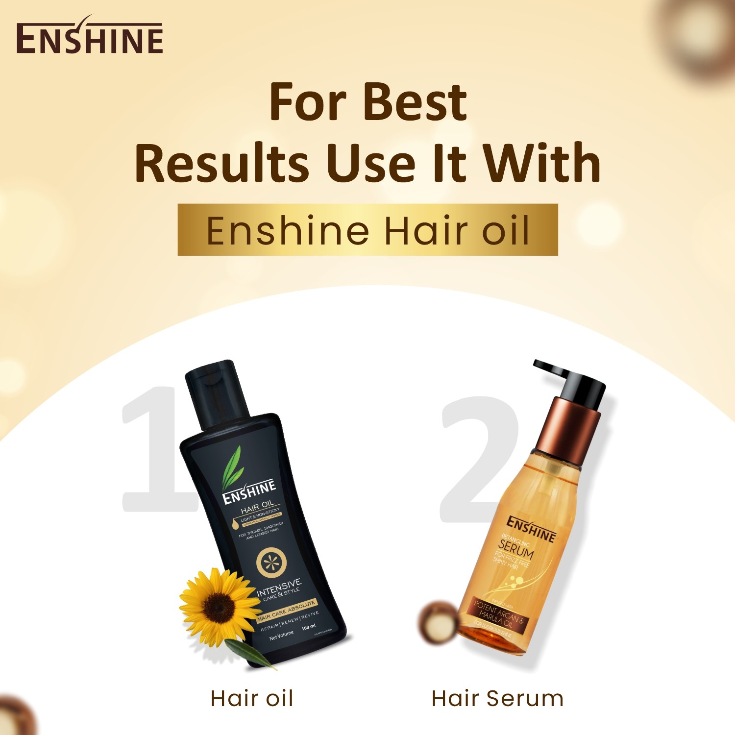 Enshine Hair Care Hair Serum Combo best results