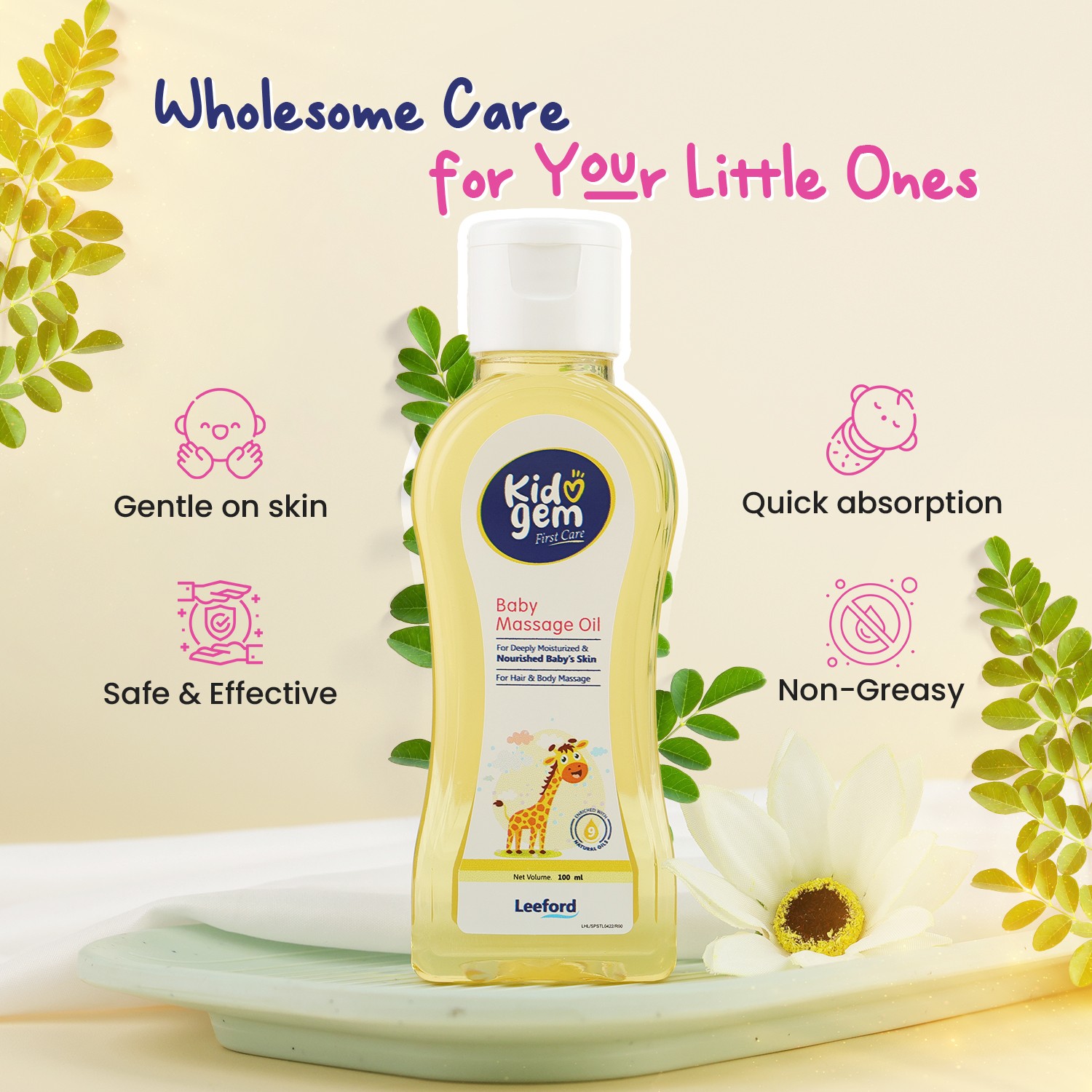 Kidogem Baby Massage Oil all benefits