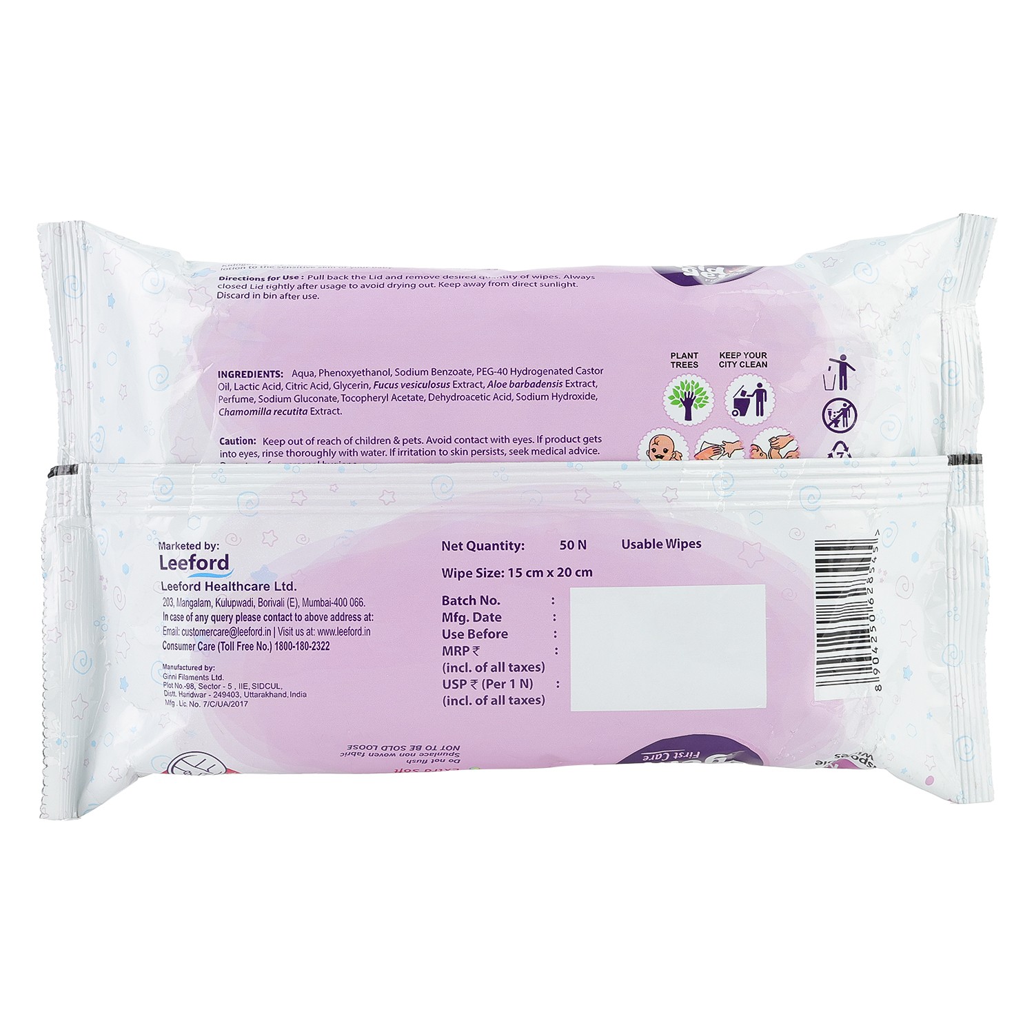 Kidogem Baby Wipes packaging