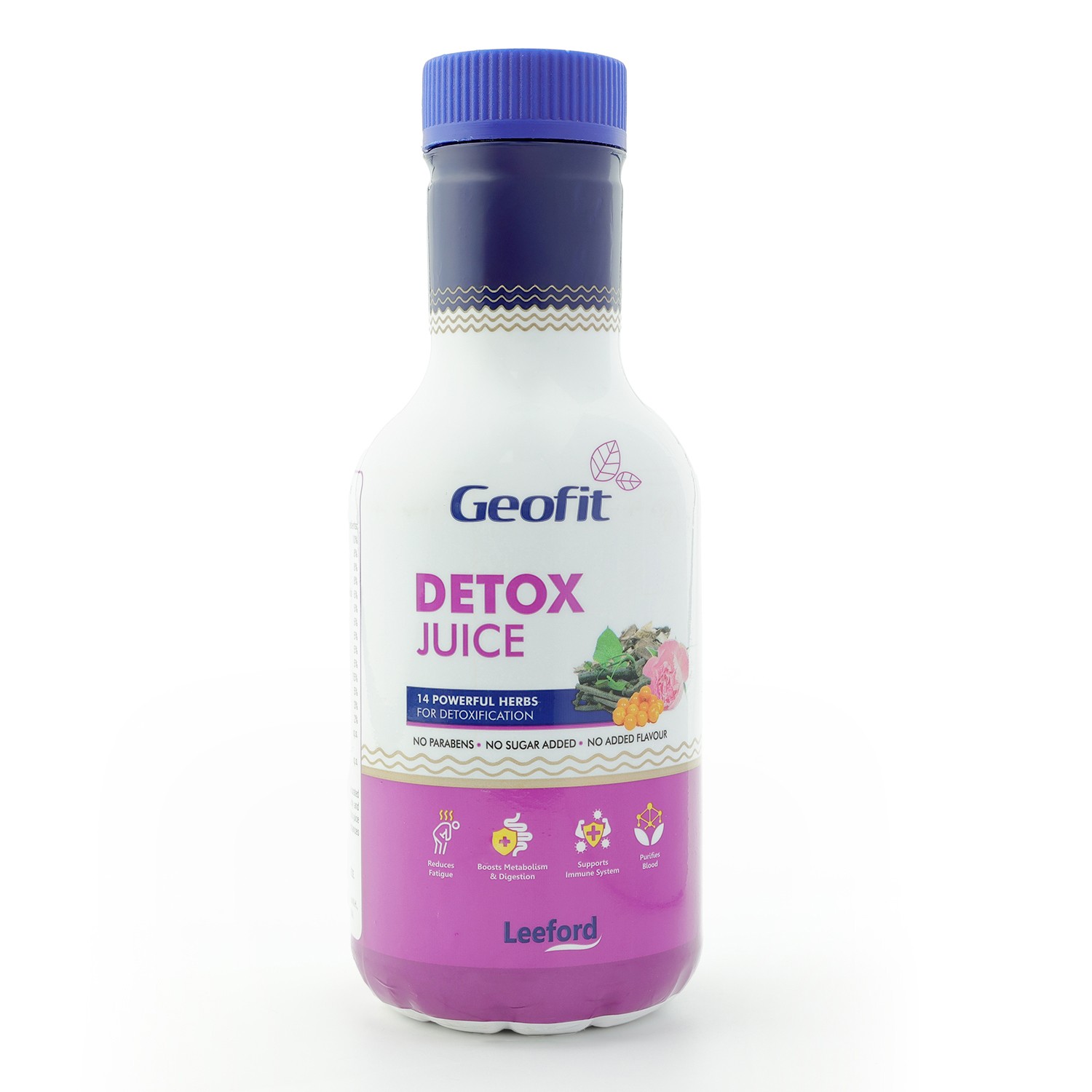 Geofit Detox Juice 500ml – 14 Herb Ayurvedic Cleanse, No sdded sugar