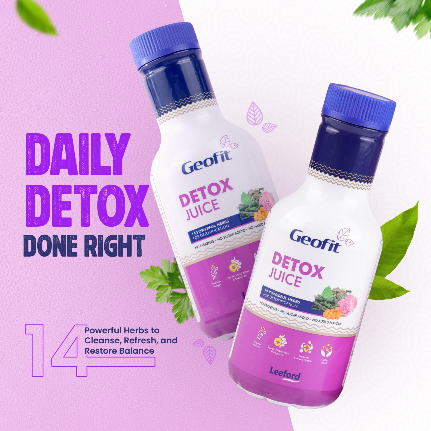 Geofit Detox Juice 500ml daily detox