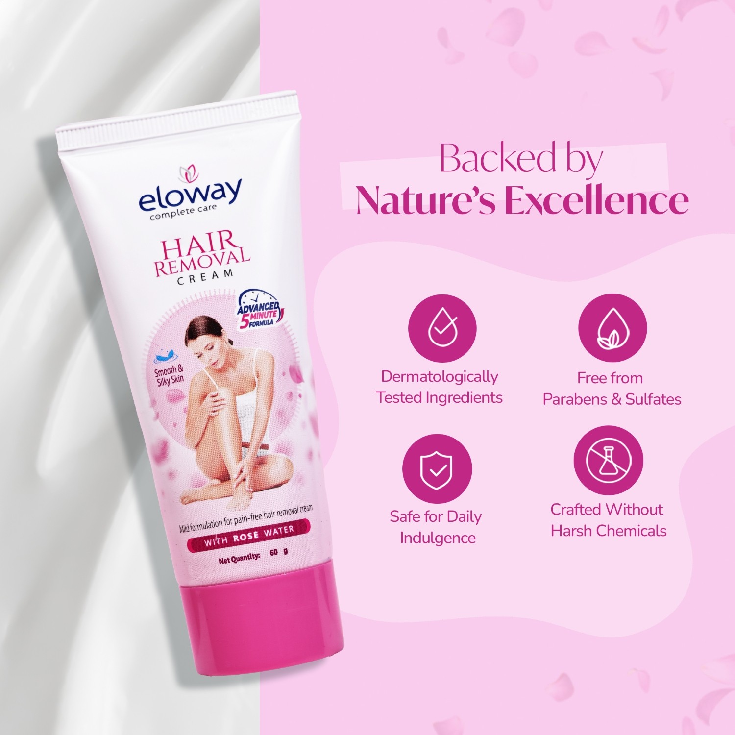 Eloway Hair Removal Creams parabens free
