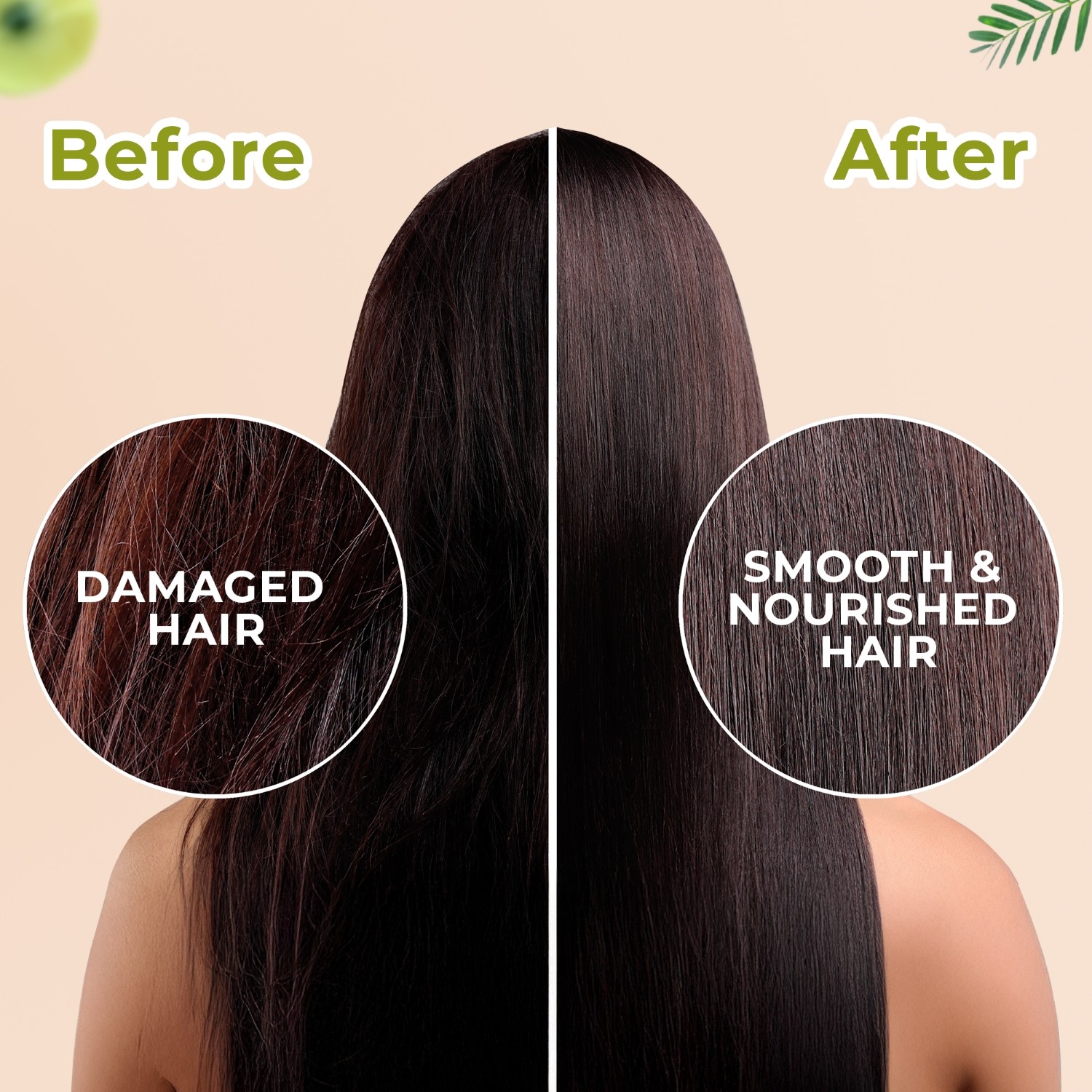Navyug Ayurvedic Hair Oil before and after use effects