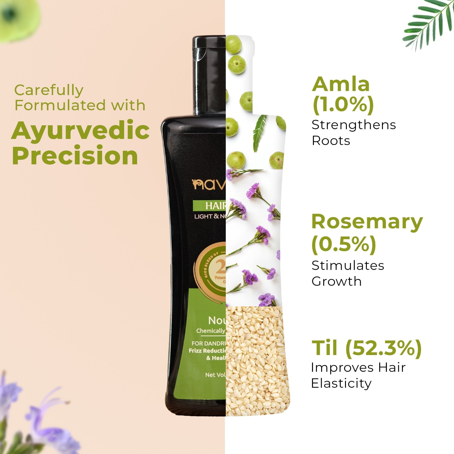 Navyug Ayurvedic Hair Oil ingredients