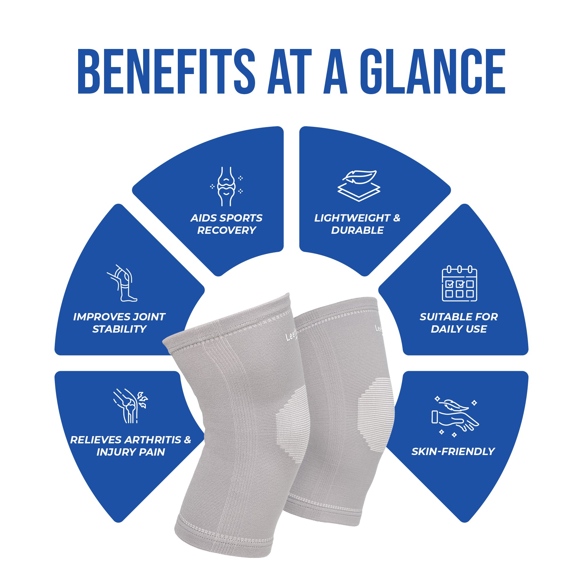 knee cap improves joint stability lightweight n skin friendly