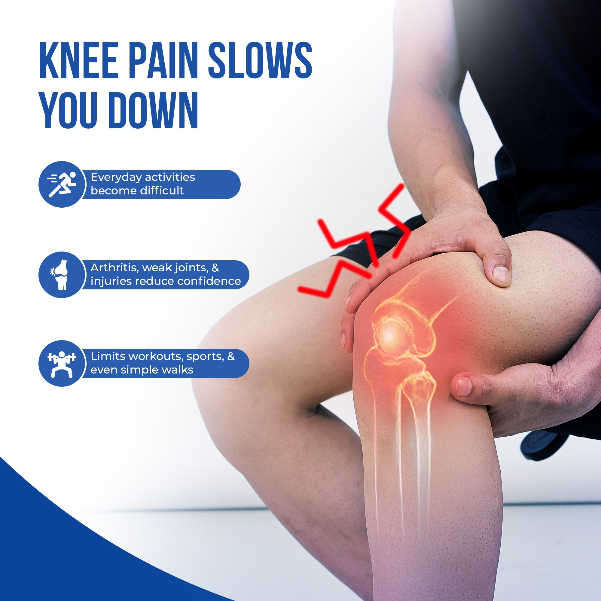 knee pain slows you down arthritis weak joints n injuries