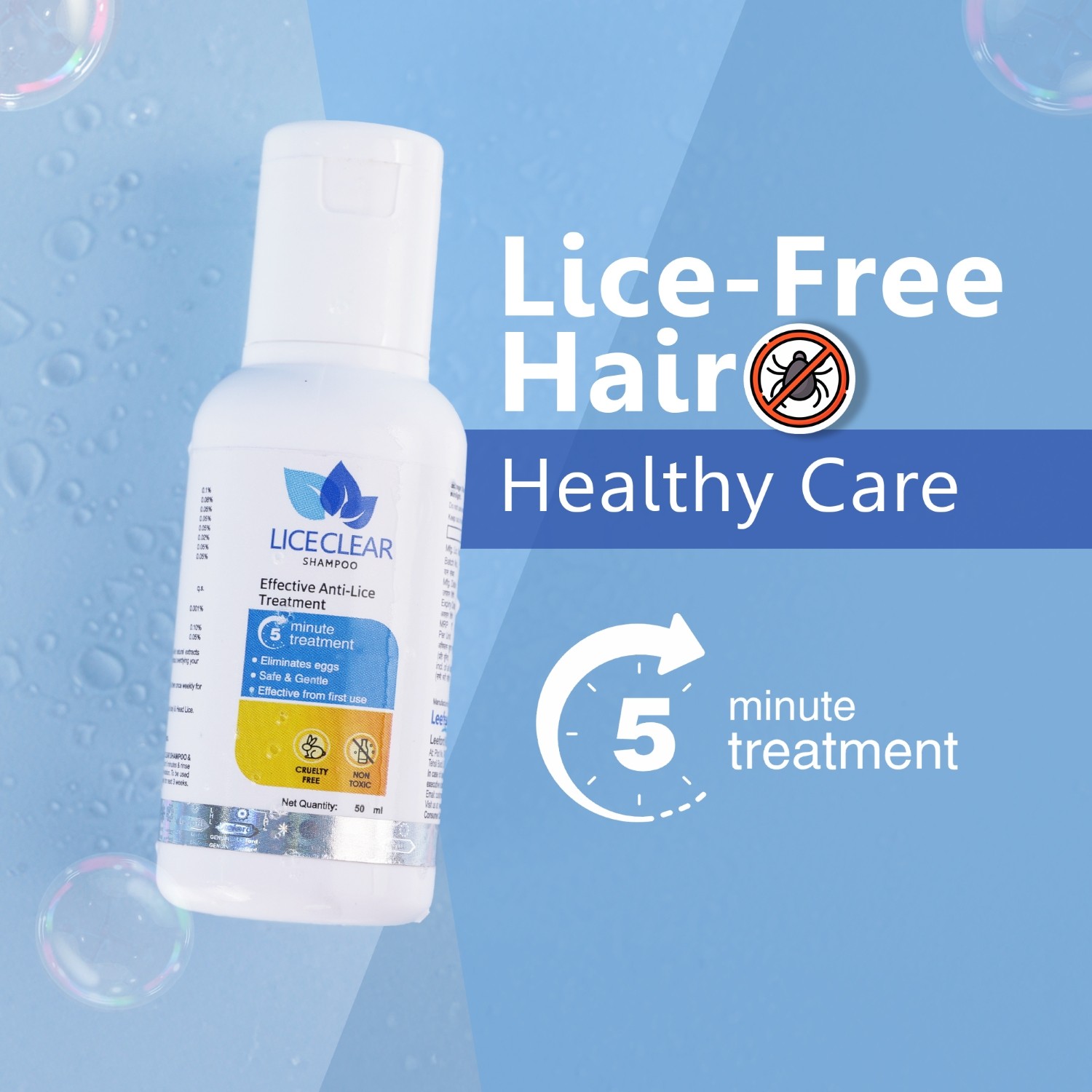 Lice clear shampoo