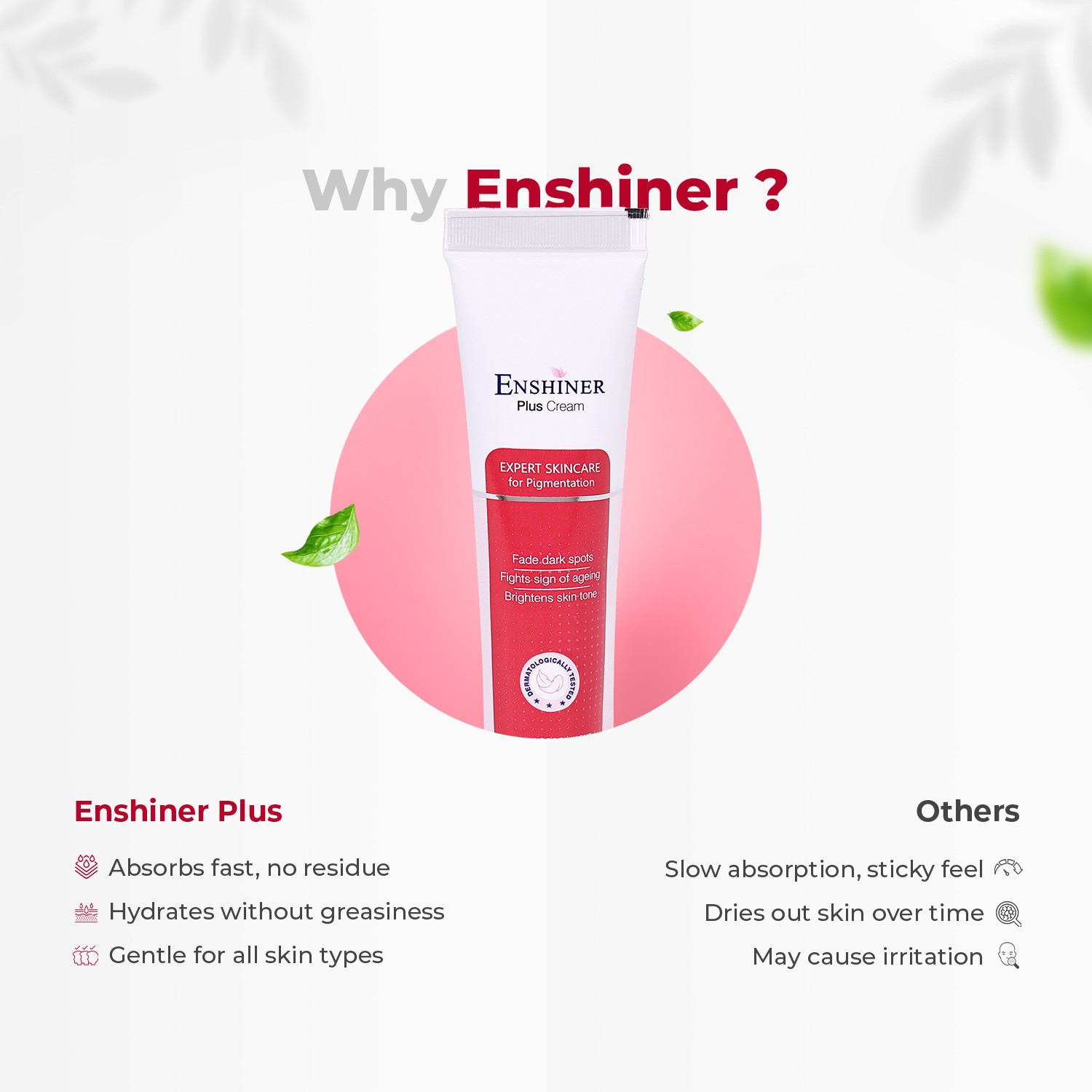Enshiner plus cream benefits and features