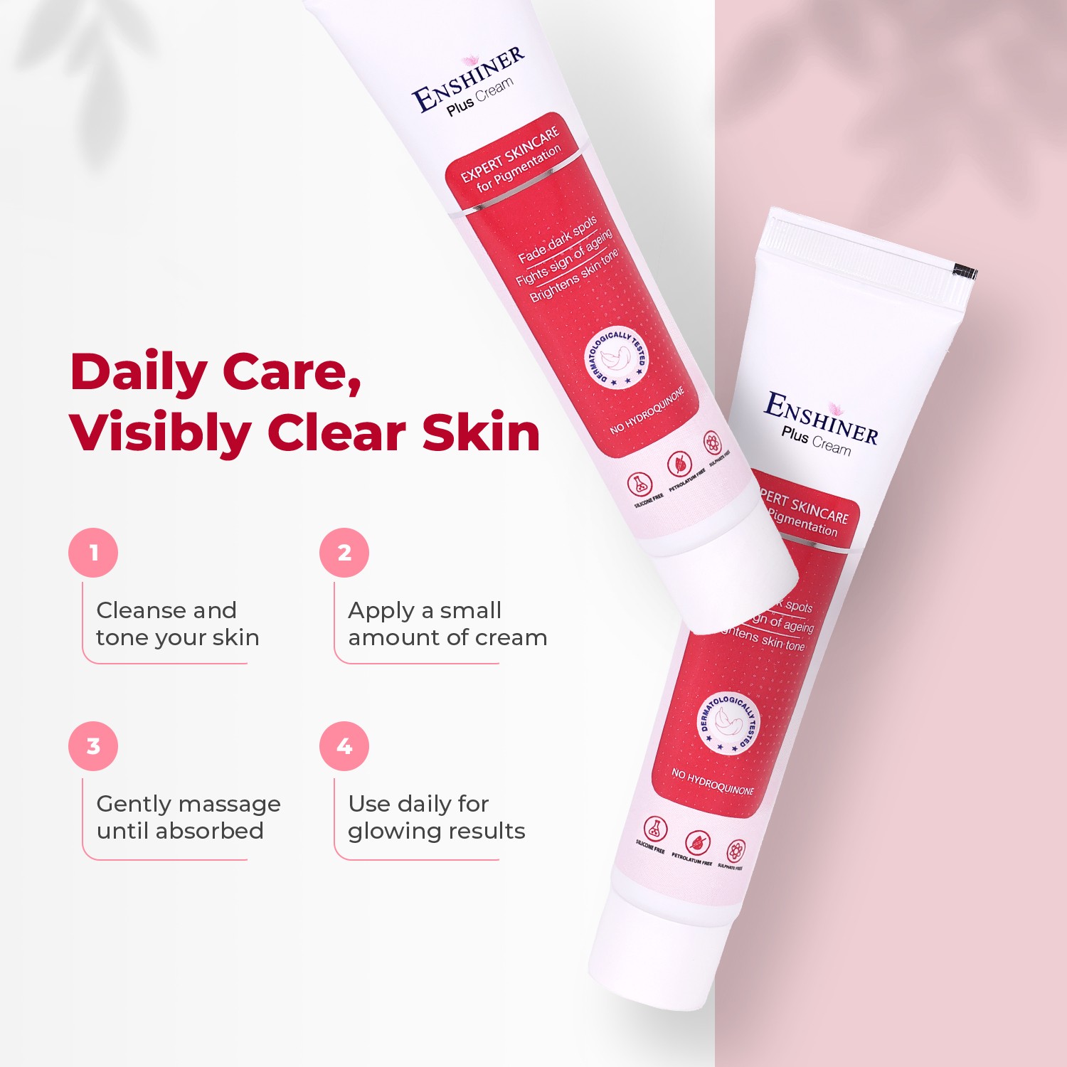 Enshiner plus cream key benefits