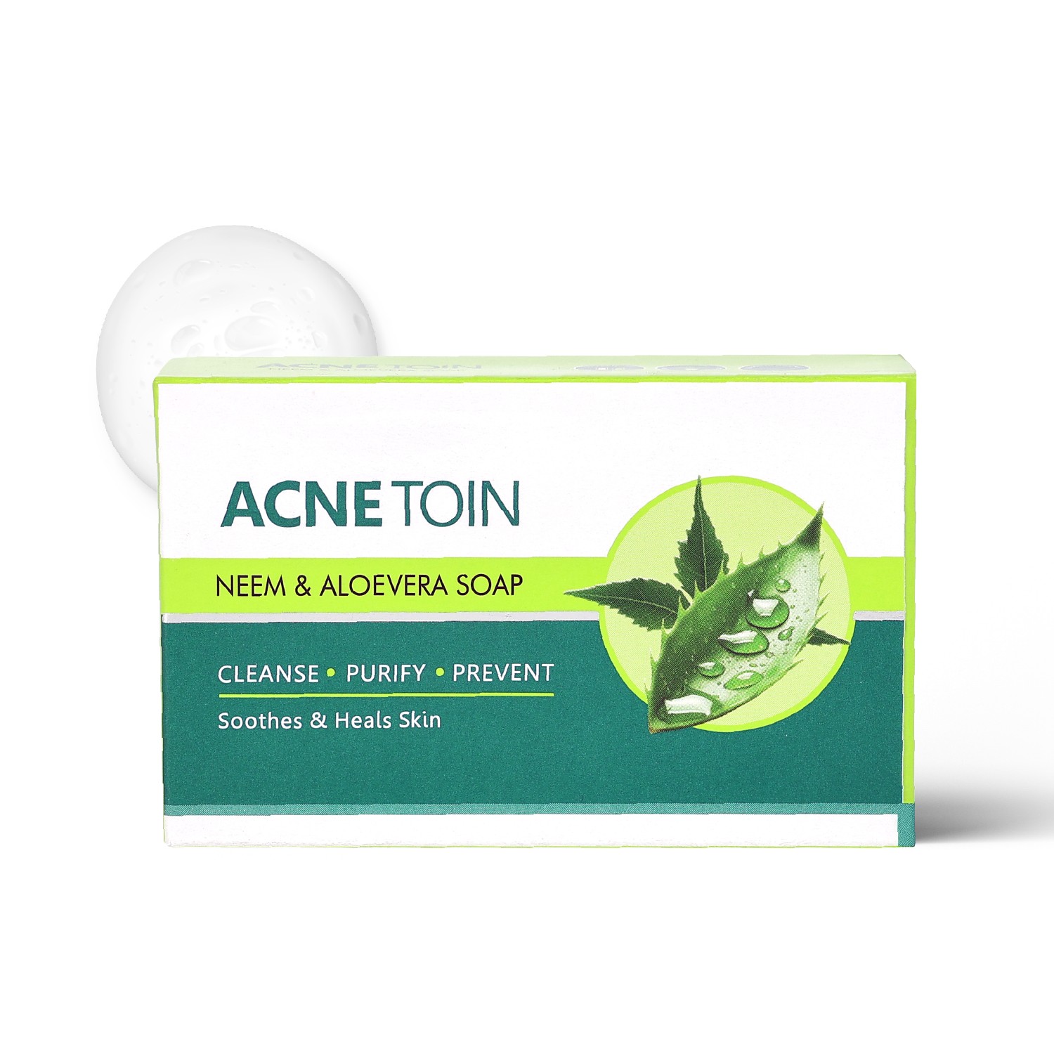Acnetoin neem and aloevera soap