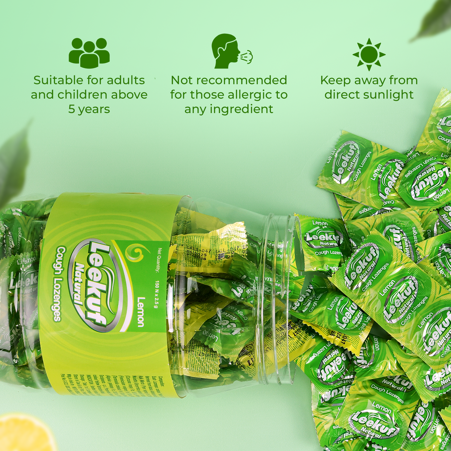 Leekuf Lozenges Lemon