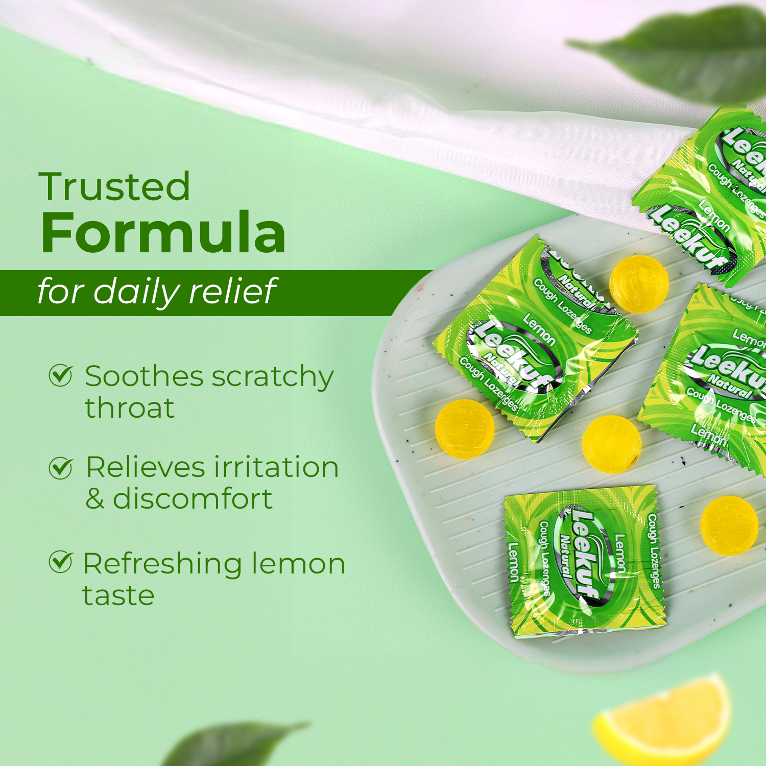 Leekuf Lozenges Lemon