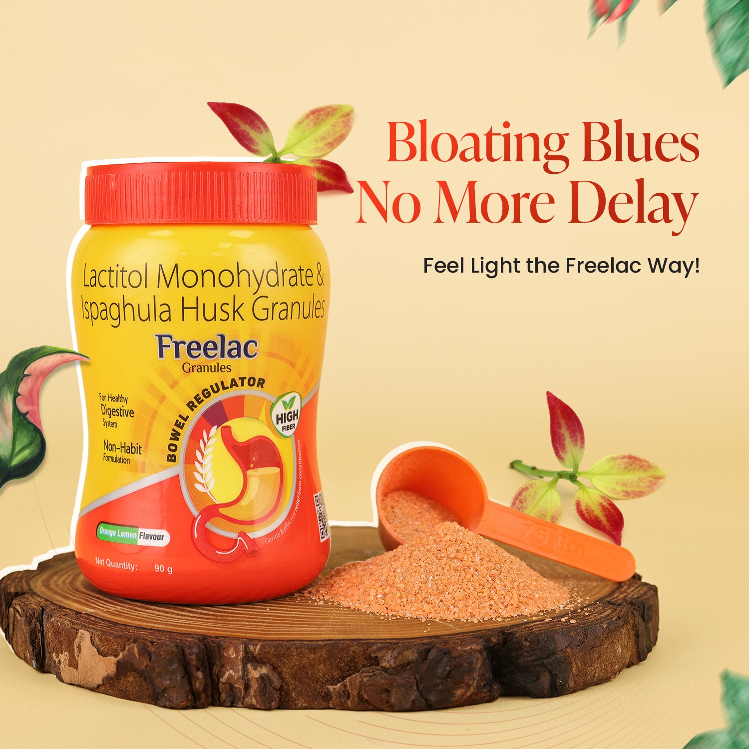 Freelac Granules sugar-free ayurvedic laxative instant relief