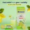 Dynacid lemon sachet provide fast relief from gas and acidity within few seconds