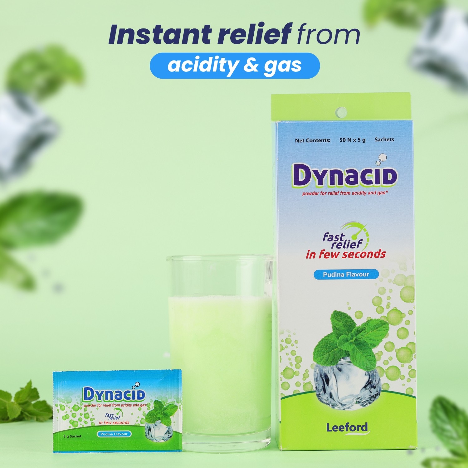 Dynacid pudina sachet